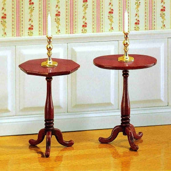 Hepplewhite candle tables - 2