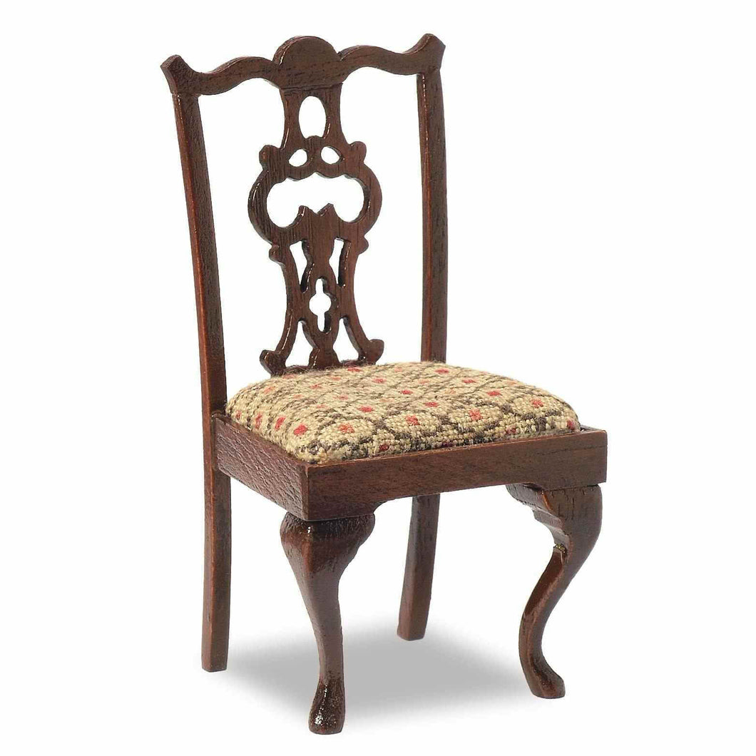 Chippendale capriole leg chairs 2 stoler i kittet - MiniMundus