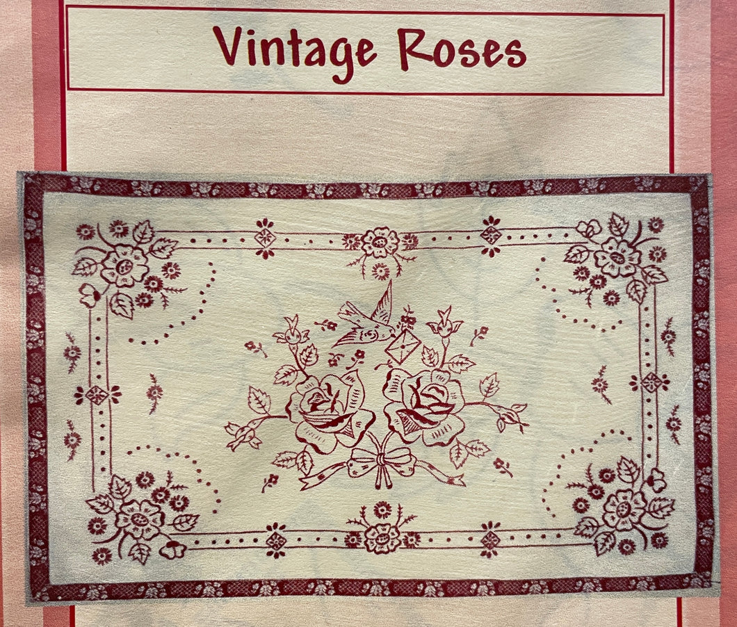 Vintage roses - mønster