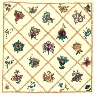 Jacobean mosaic - Rosework