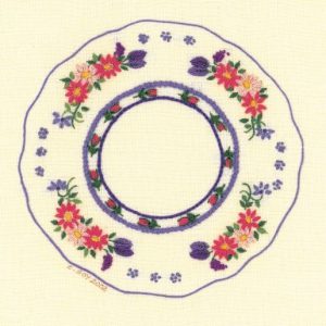 Little plate of flowers - Roseworks