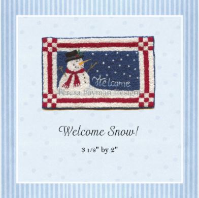 Welcome snow teppe kit - miniatyr